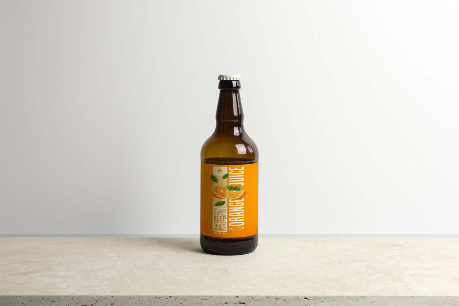 Fruit Beer Packaging Mockup