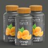 Orange Bottle Mock-up