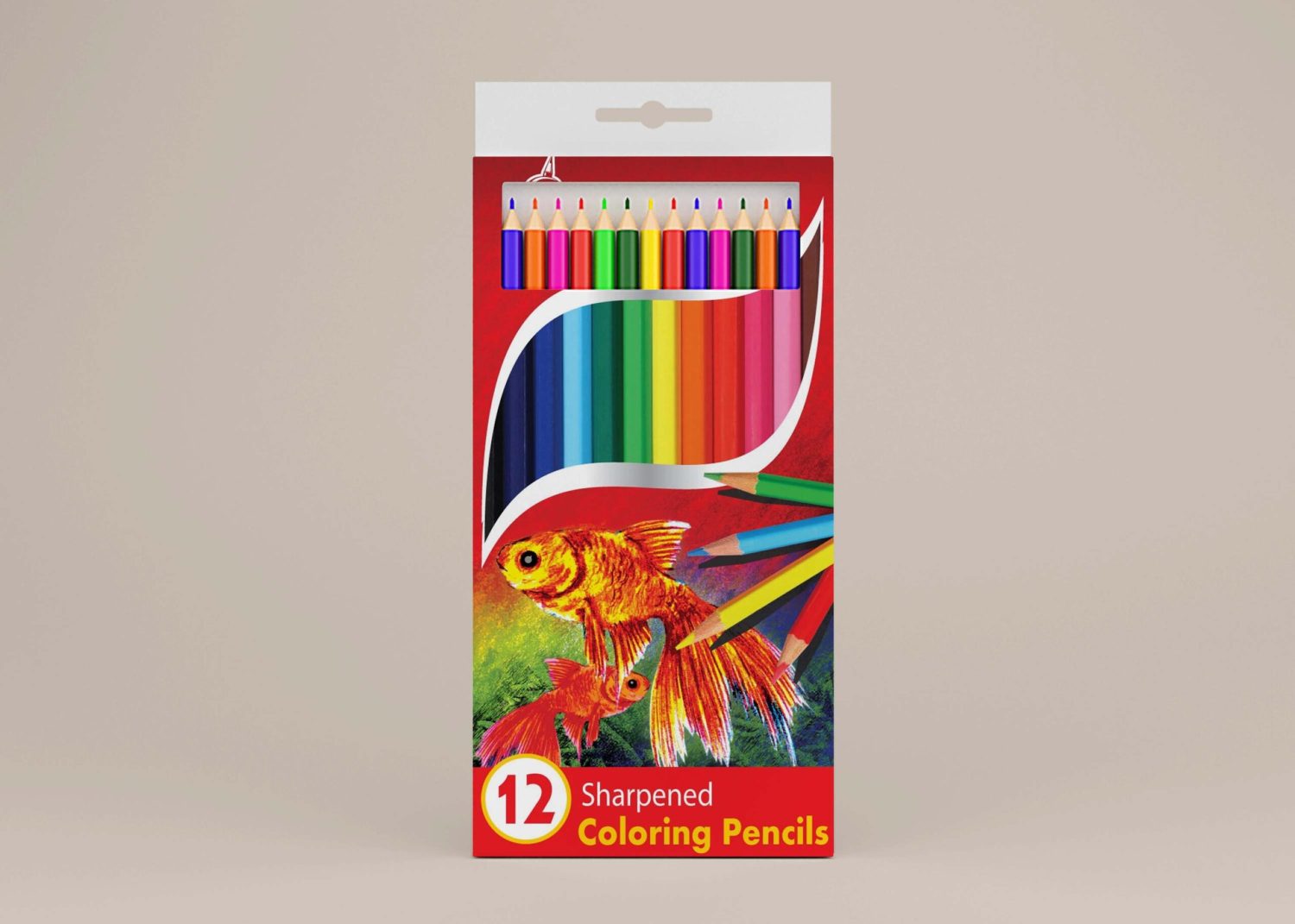 Pencil Box Mockup Set (1) Pencil Box Mockup Set