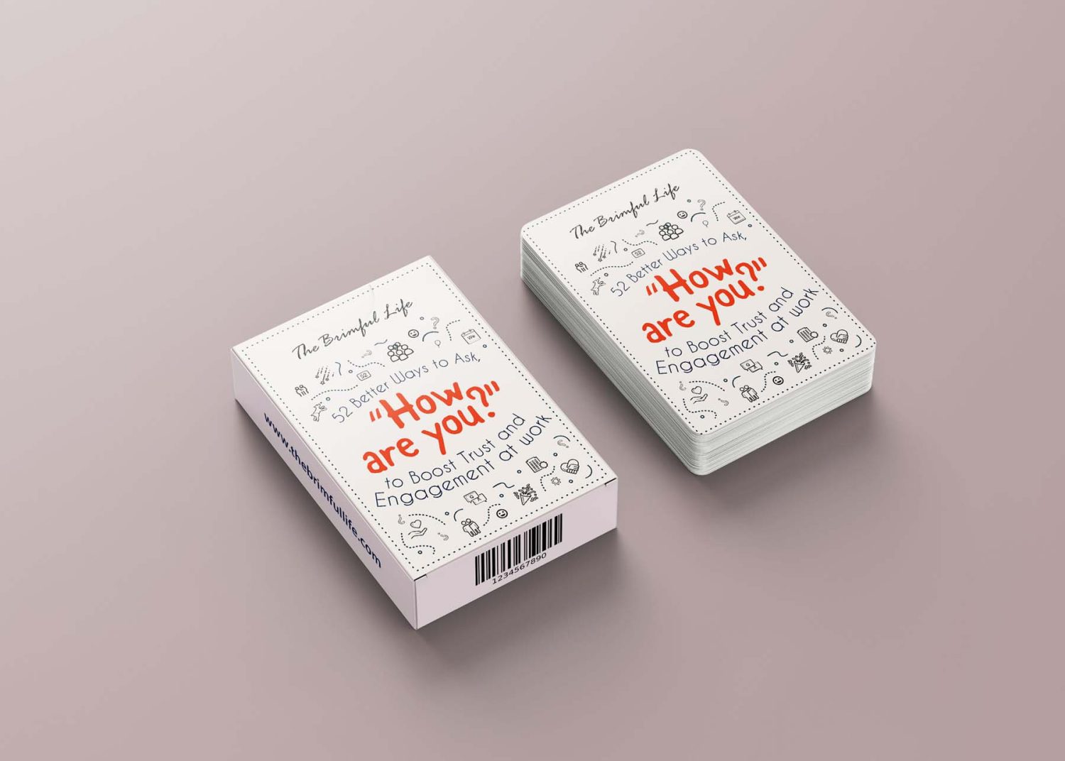 Playing Deck Cards Mockup