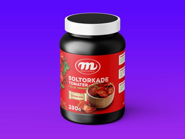 Protein 500g Powder Bottle Mockup