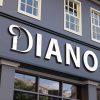 3D Logo Mockup Store Building