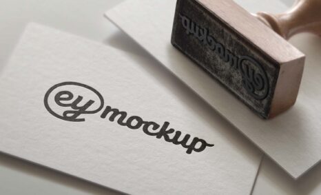 eymockup Stamp Logo Mockup