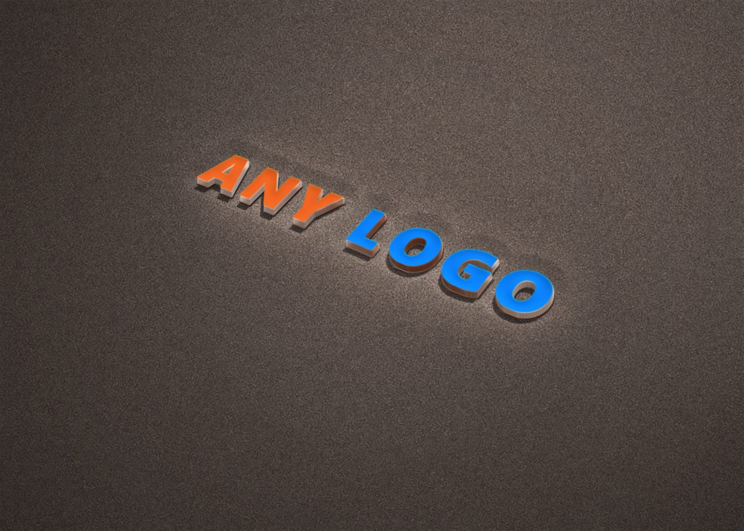 Simple 3D Logo Mockup