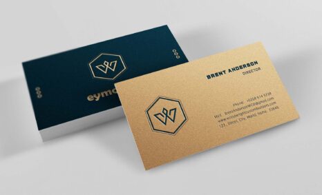 Beautiful Business Cards Mockup For Presentation