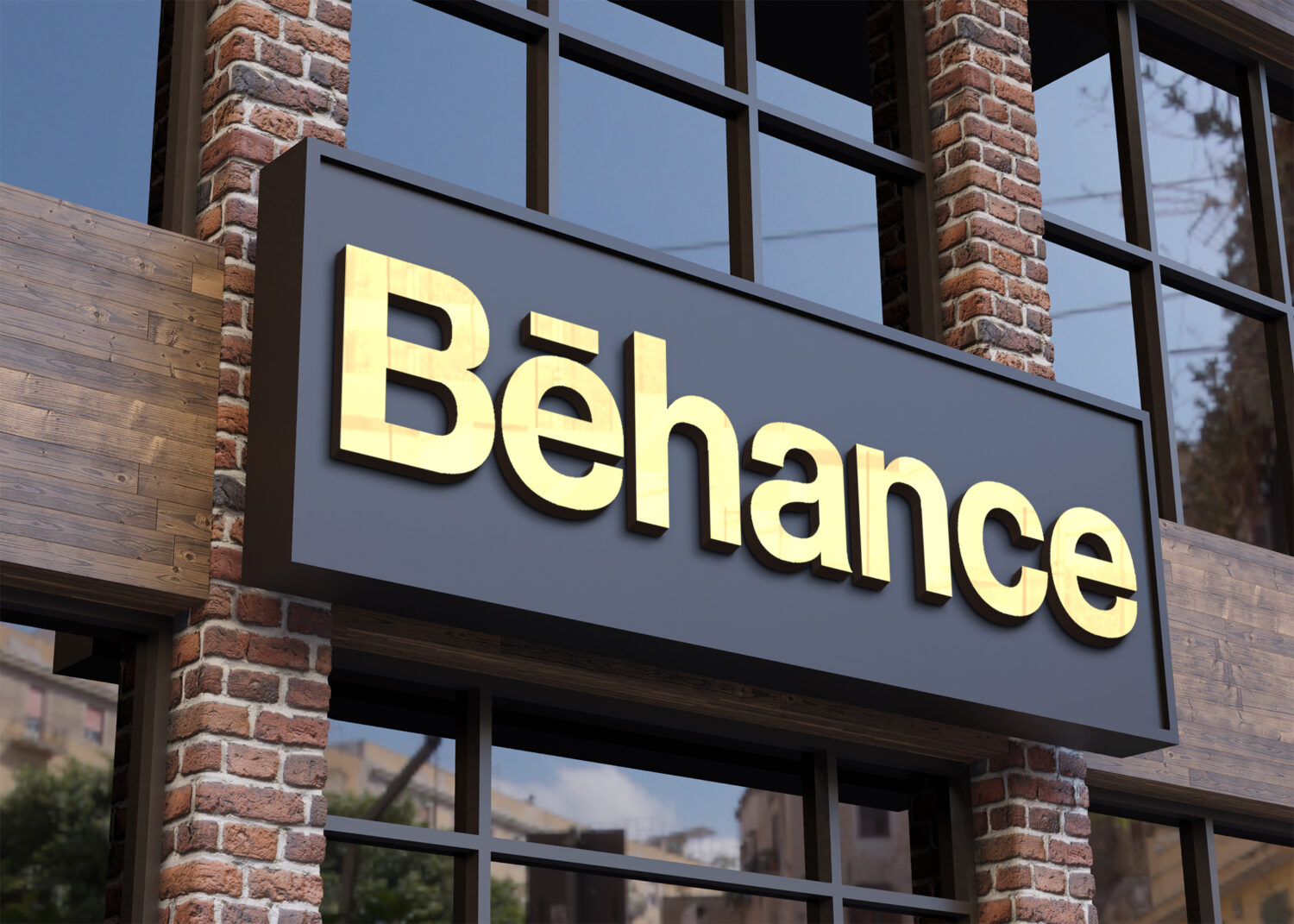behnace Fashion Shop Logo Mockup