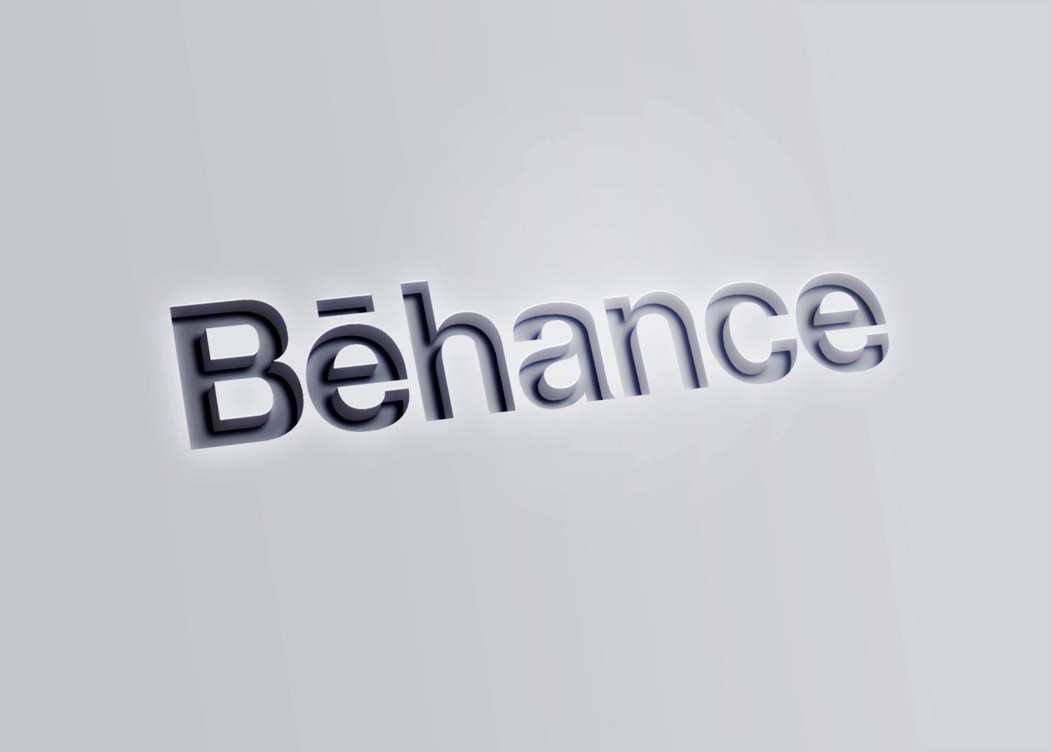 Behance Laser Cut Logo Mockup