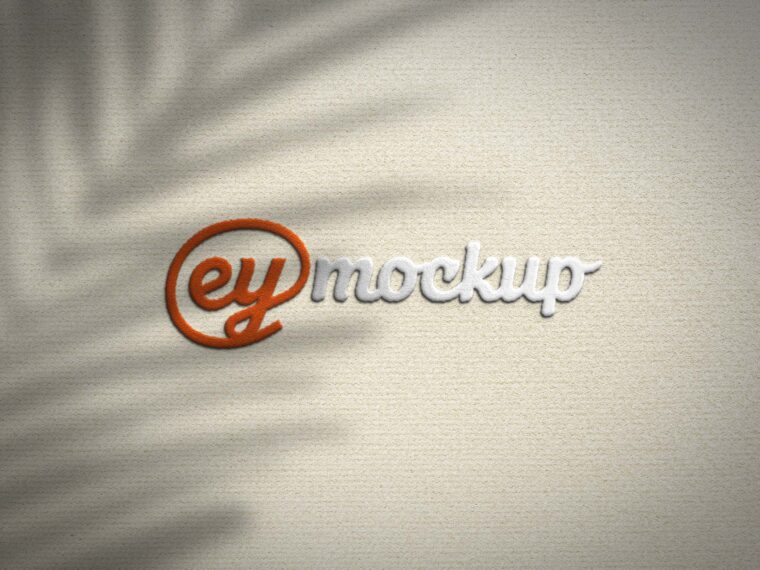 Eymockup Embroidery Logo Mockup