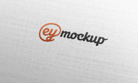 eymockup Free Fabric Logo Mock-up