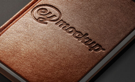 eymockup Leather Embossed Logo Mockup
