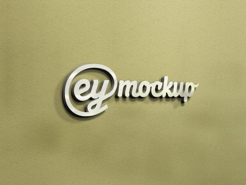 eymockup New 3D Logo Mockup