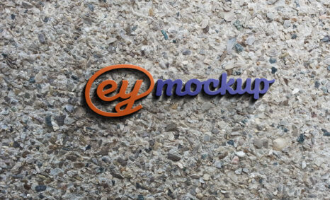 Eymockup Realistic 3D Logo Mockup