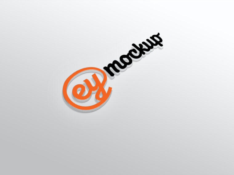 Eymockup Transparent 3D Logo Mockup