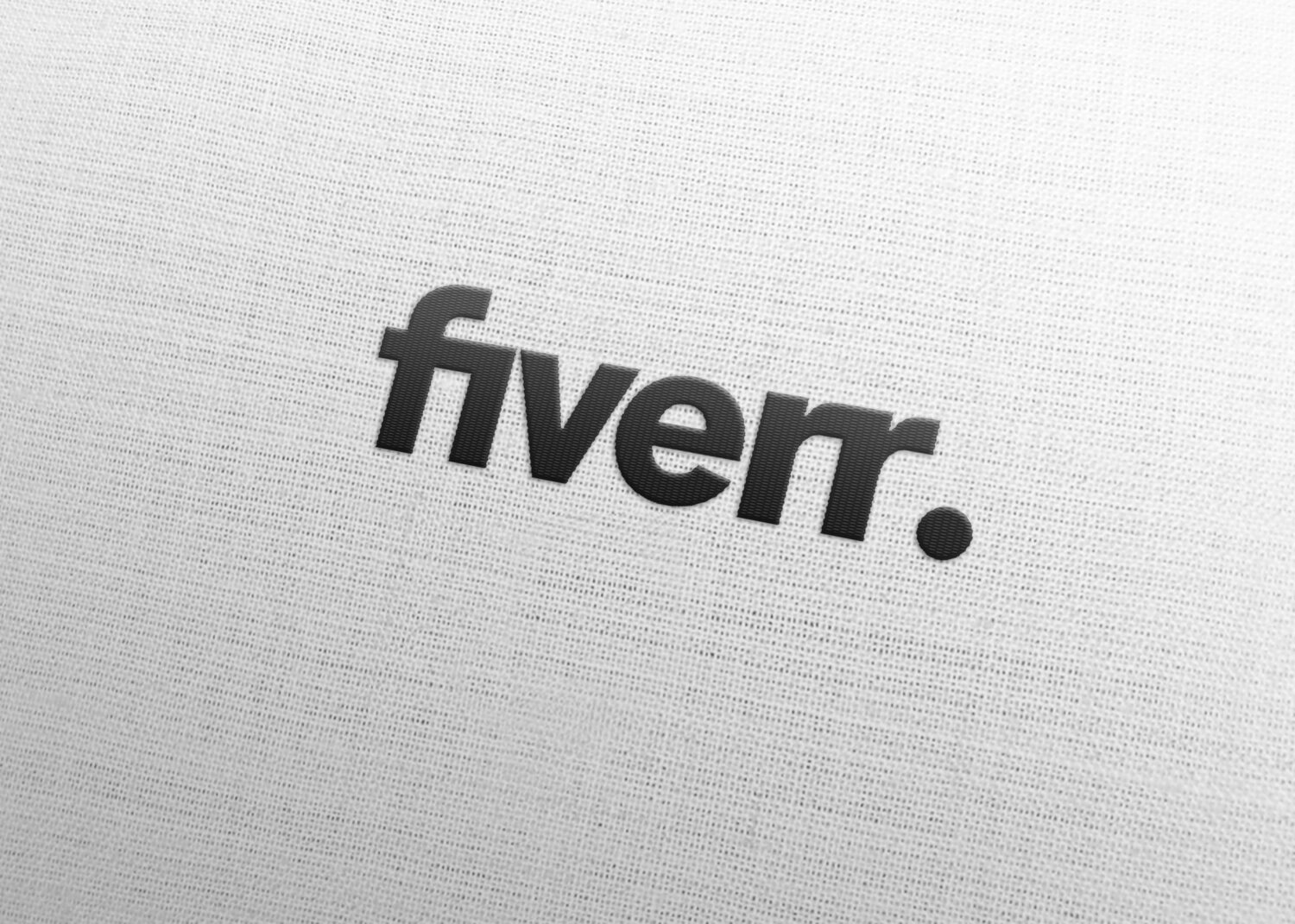 fiverr Free Fabric Logo Mock-up