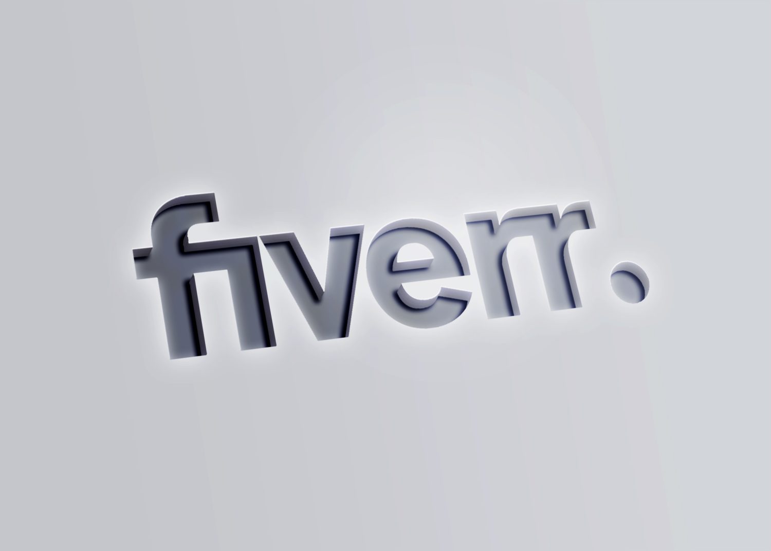 Fiverr Laser Cut Logo Mockup