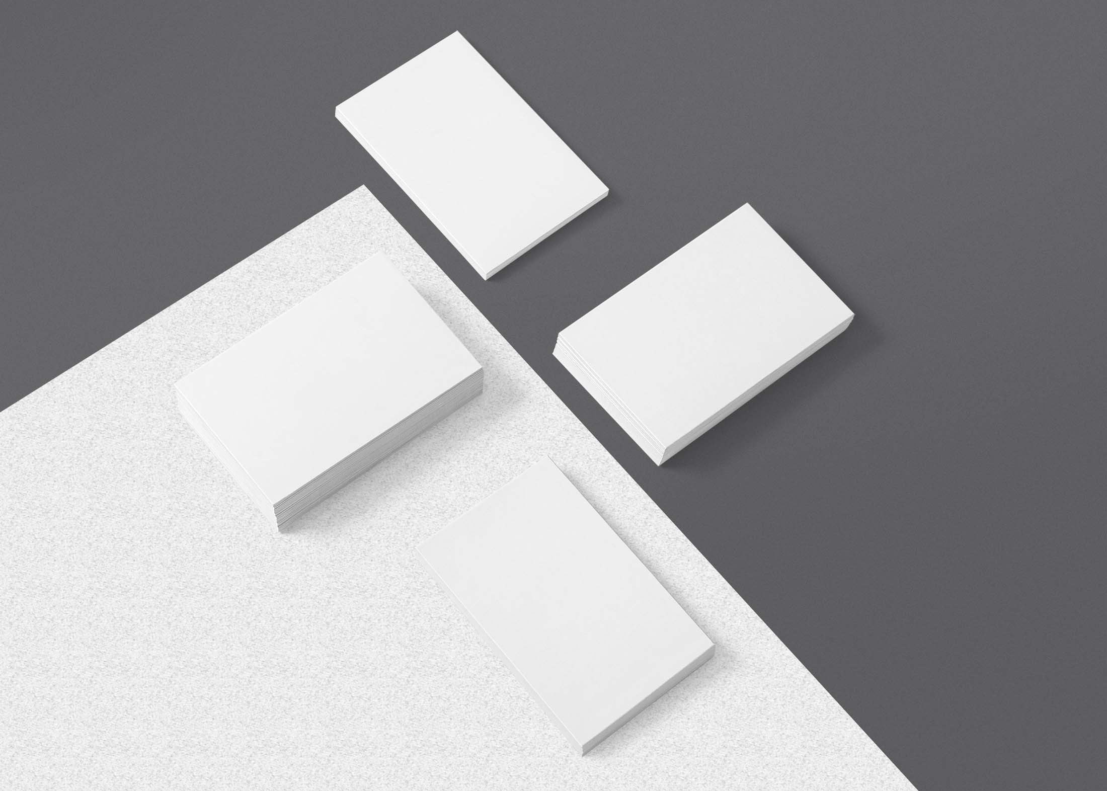 Free Beautiful Business Card Presentation Mockup