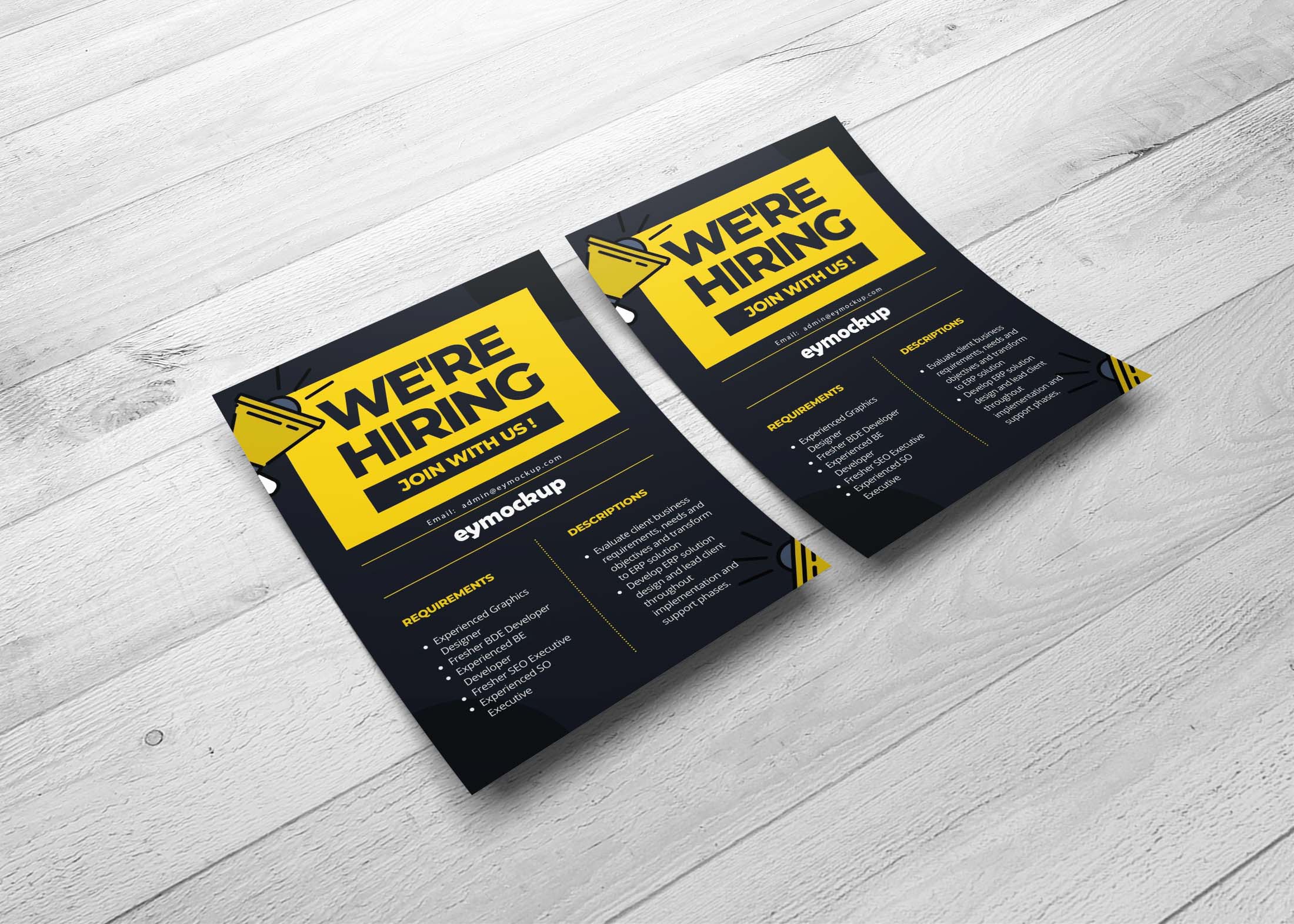 Free Modern Flyer Mockup