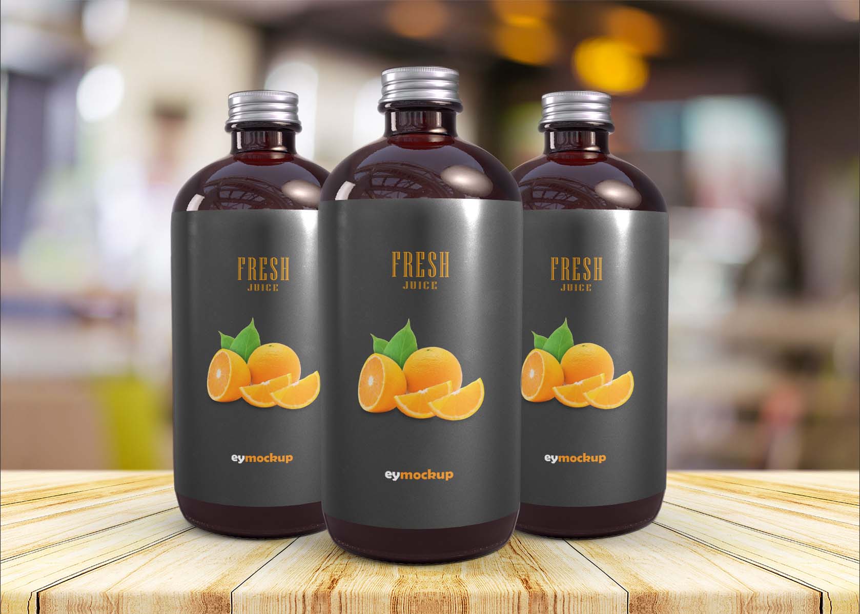 Free PSD Bottle Mockup