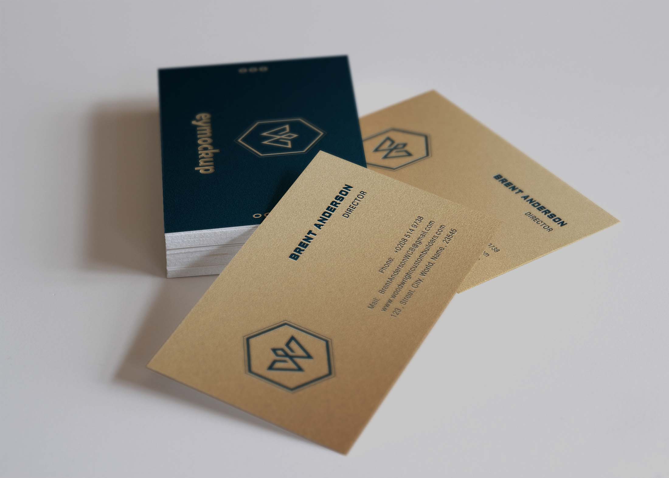 Free PSD Business Card Artwork Design Mockup