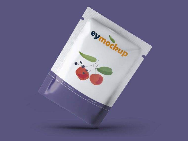 Free Pouch Packaging Mockup