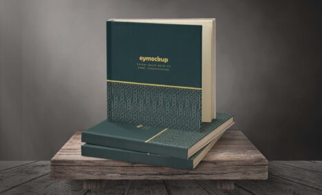 Free Realistic Book Cover Mockup
