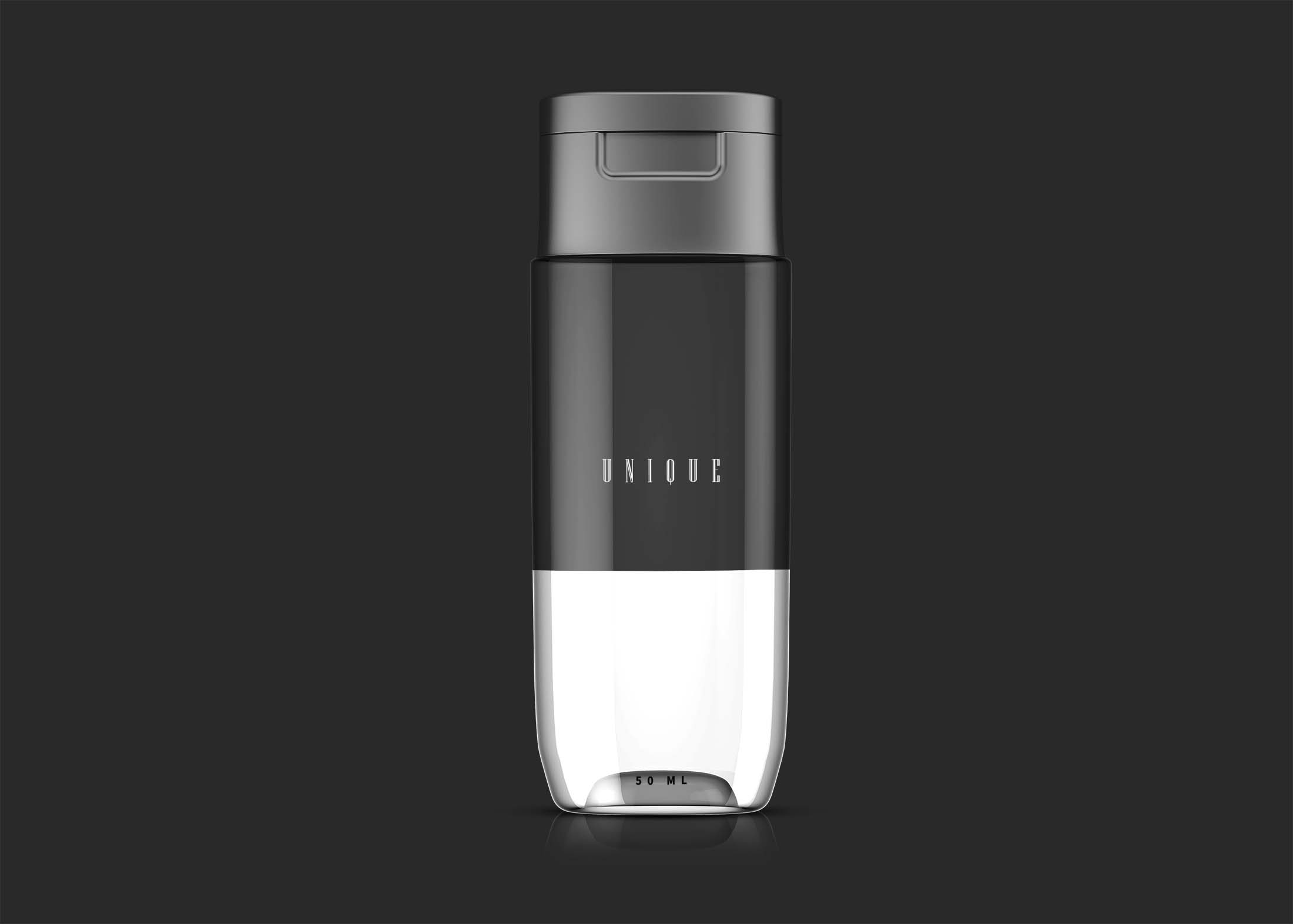 Free Realistic Perfume Bottle Mockup