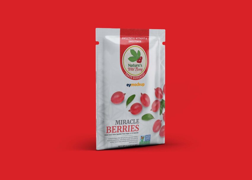Free Sachet Packaging Mockup