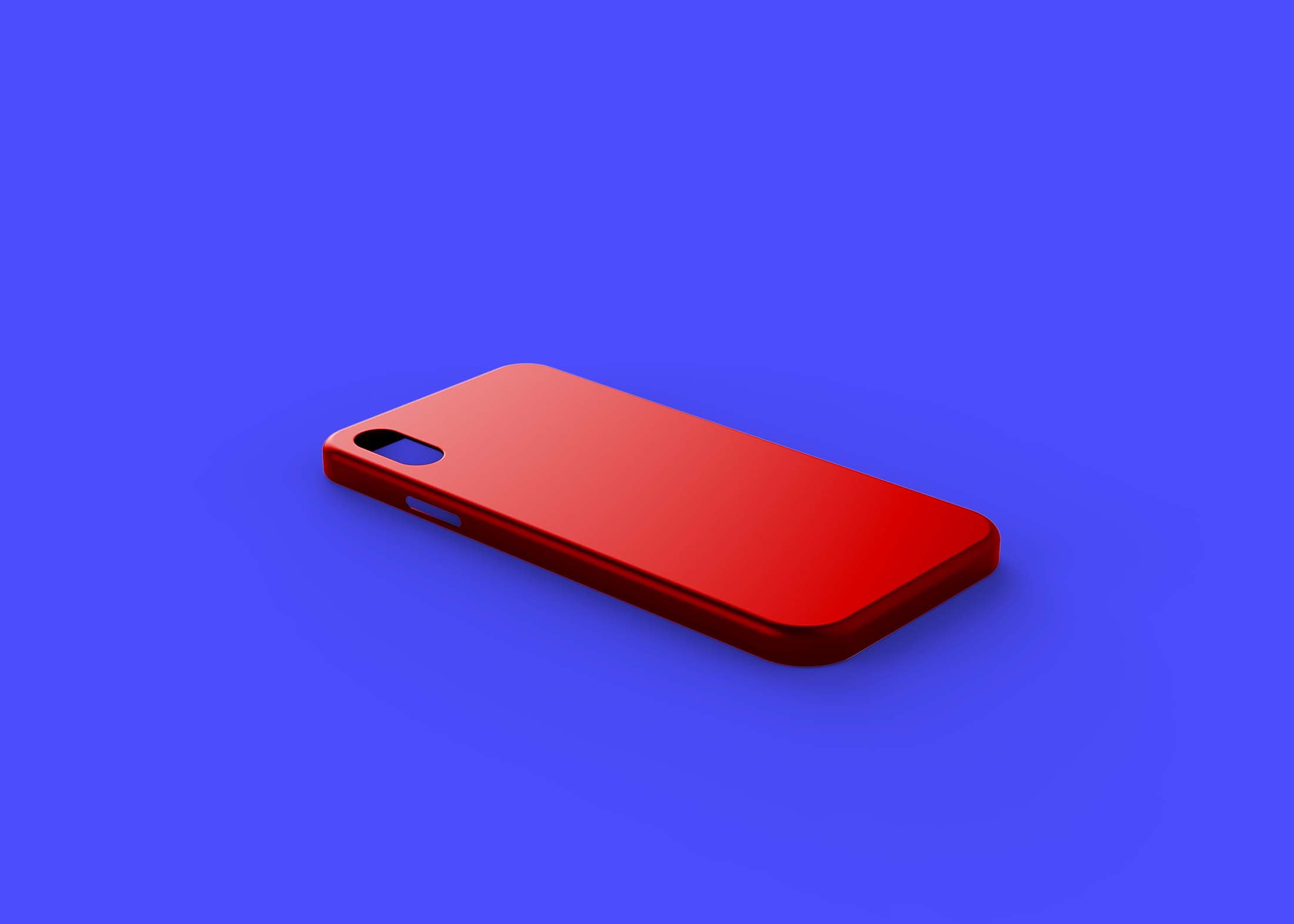 Free iPhone Cover Design Mockup
