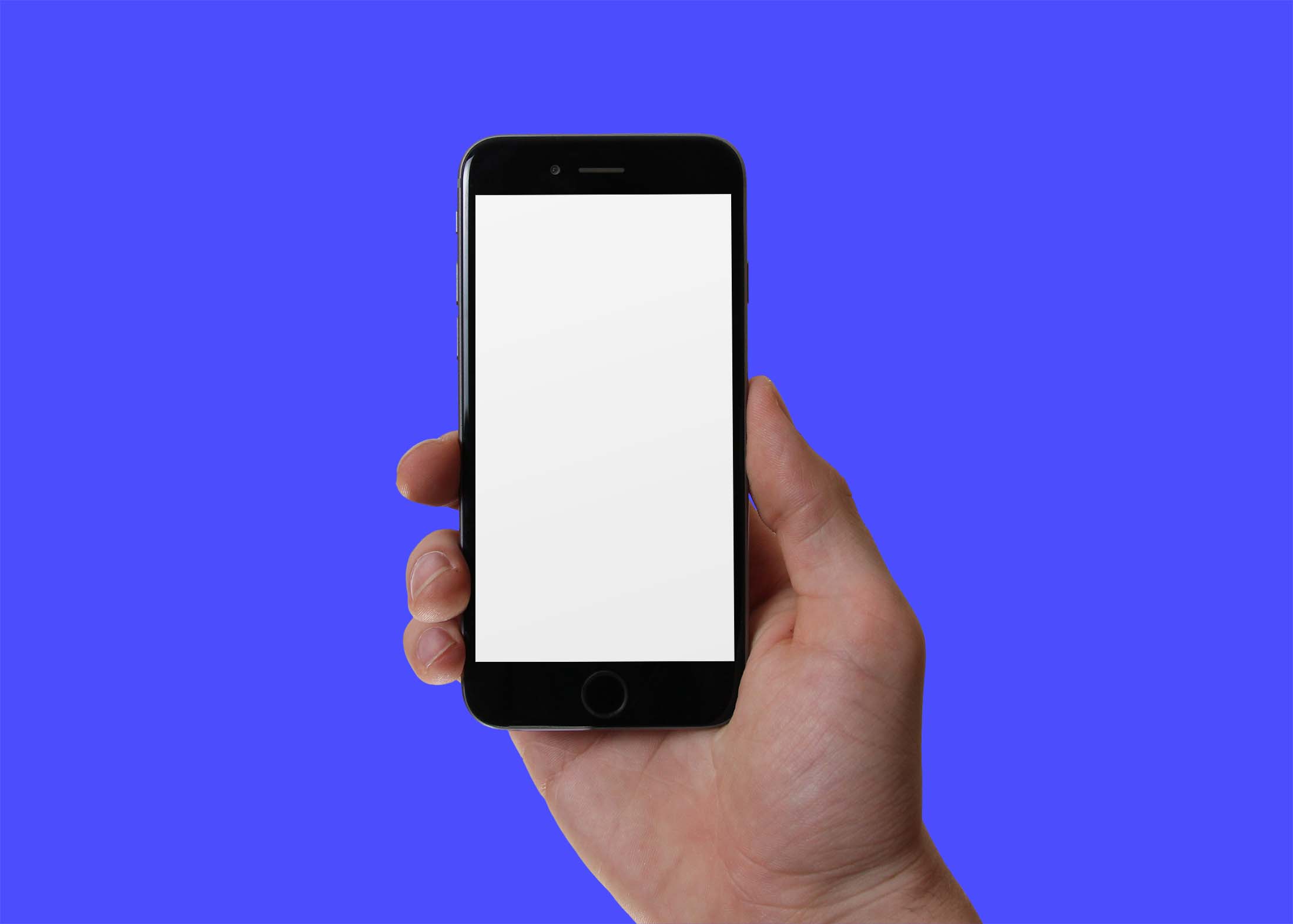 Free iPhone in Hand Mockup Free iPhone in Hand Mockup