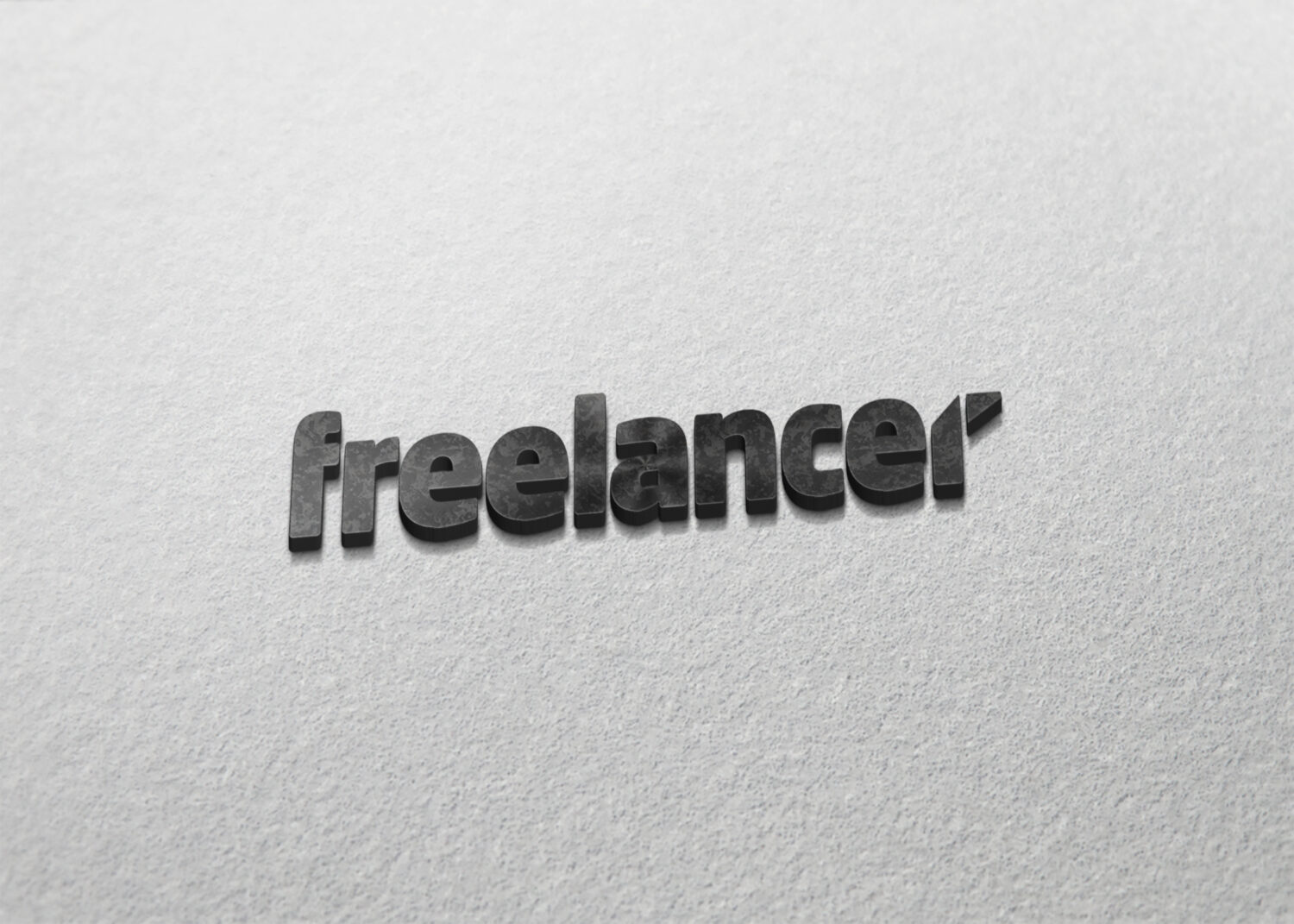 Freelancer Creative 3D Logo Mockup