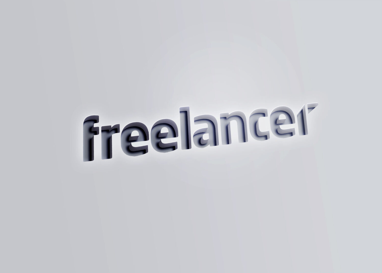 Freelancer Laser Cut Logo Mockup