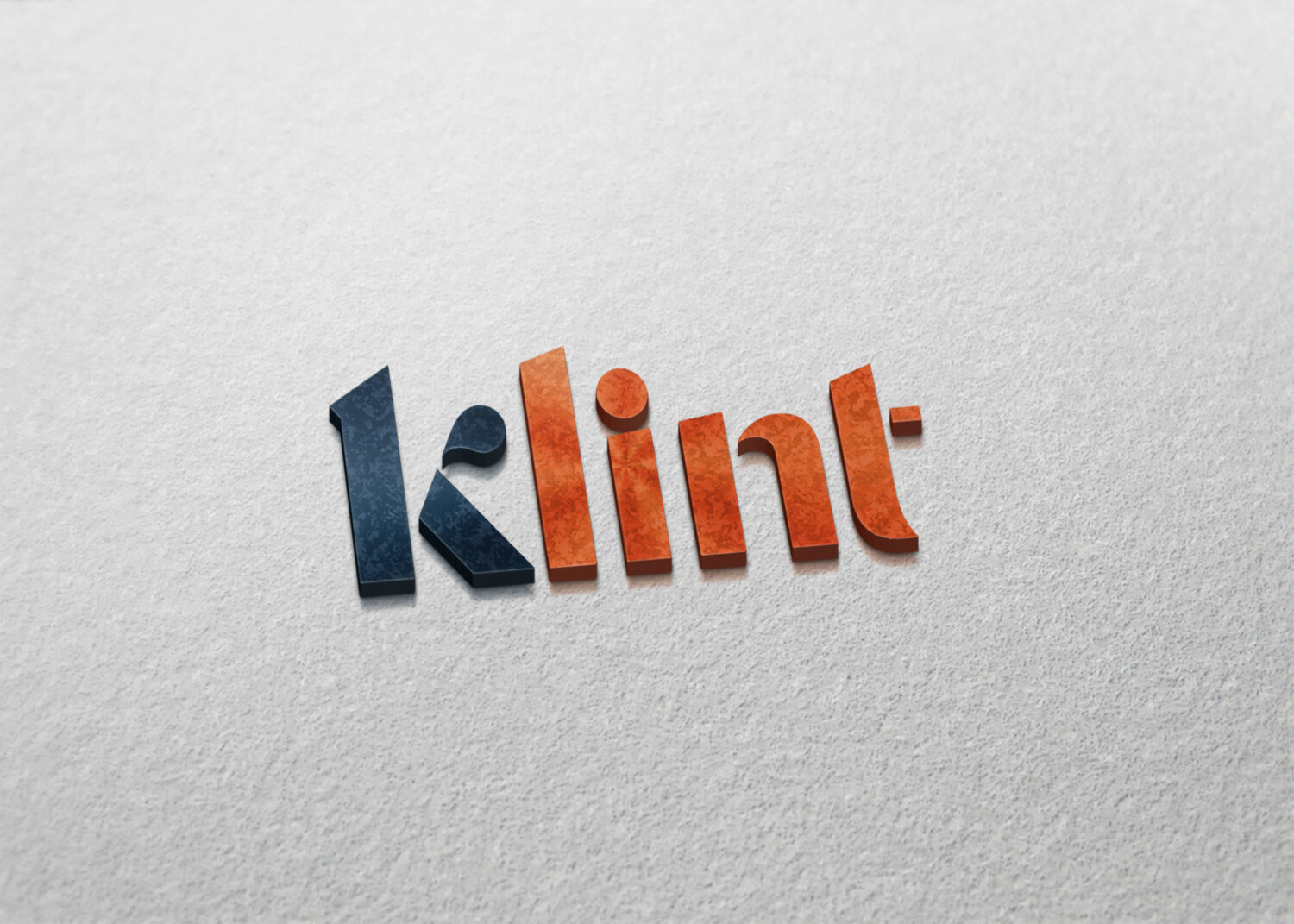 Klint Creative 3D Logo Mockup