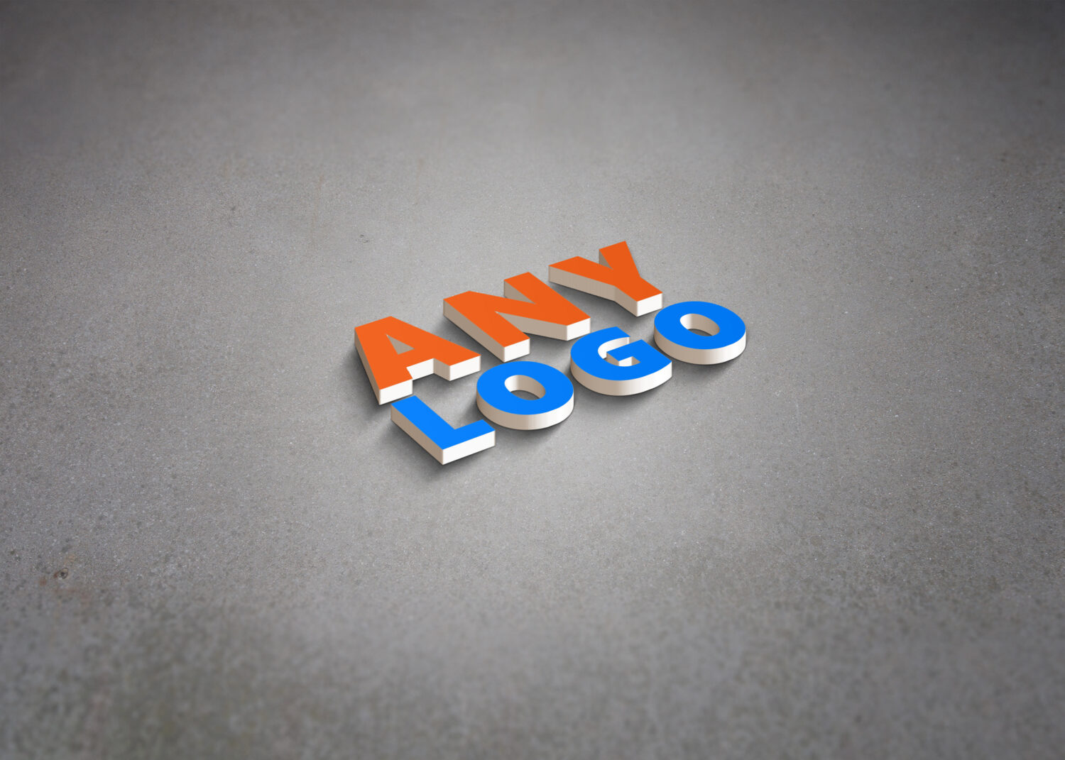 Any 3D Wall Logo Mockup