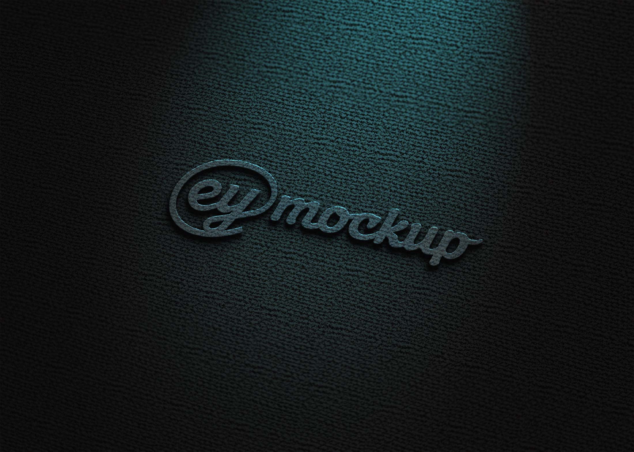 Eymockup Black 3D Logo Mockup