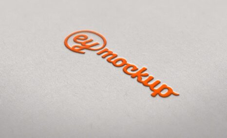 Eymockup Embross Logo Mockup
