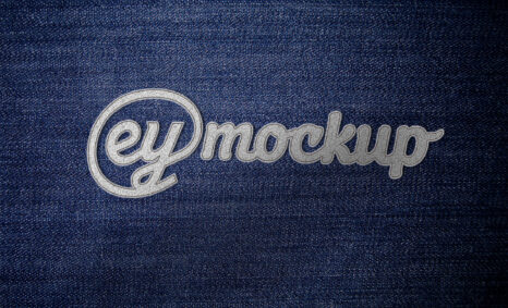 eymockup Fabric Eymockup Embroidery Logo Mockup