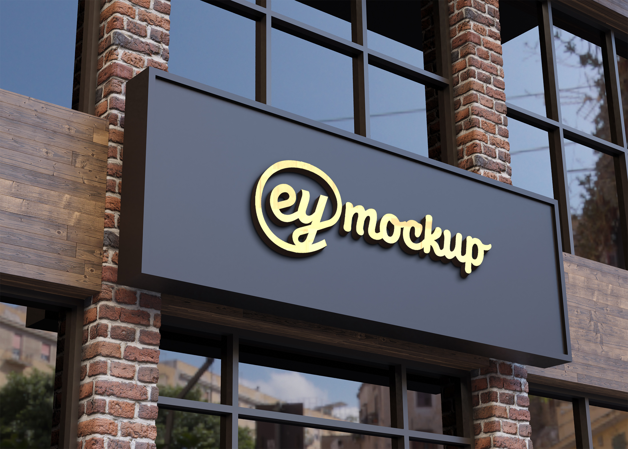 eymockup Fashion Shop Logo Mockup