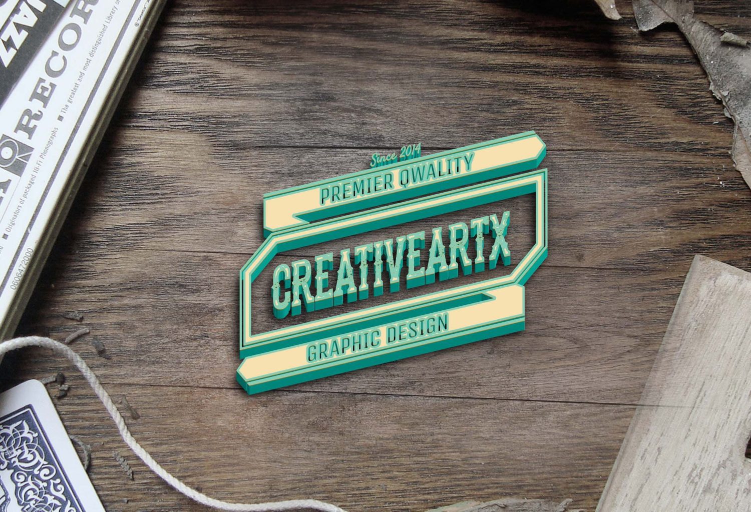 3D Multipurpose Logo Mockup