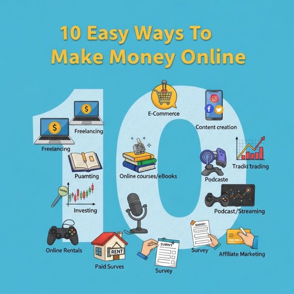 10 Easy Ways to Make Money Online
