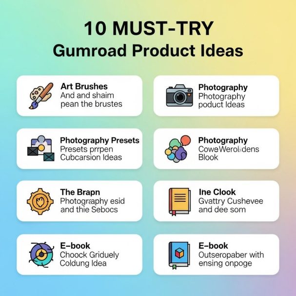 10 Must-Try Gumroad Product Ideas for Creators