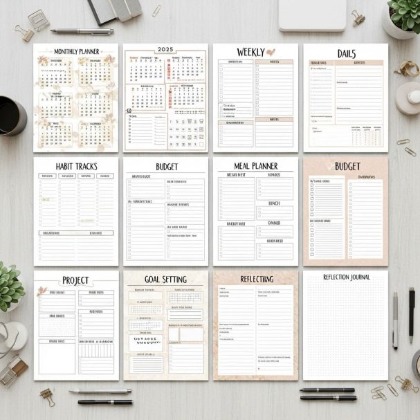 10 Must-Have Printable Planners for 2025