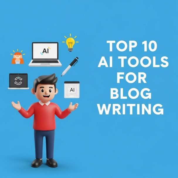 Top 10 AI Tools for Effortless Blog Writing