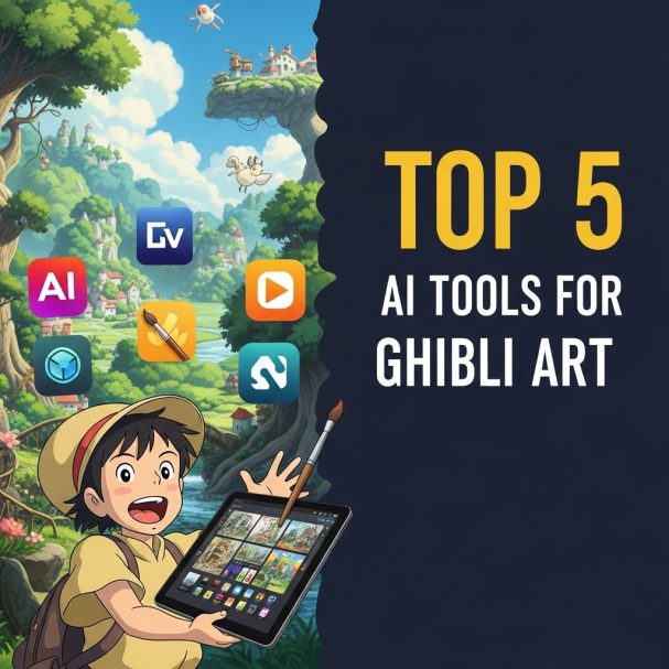 Top 5 AI Tools for Creating Ghibli Art