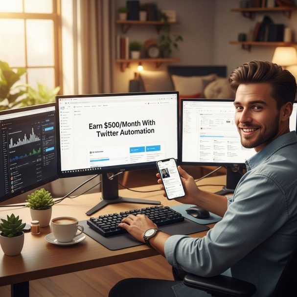 Earn $500/Month with Twitter Automation