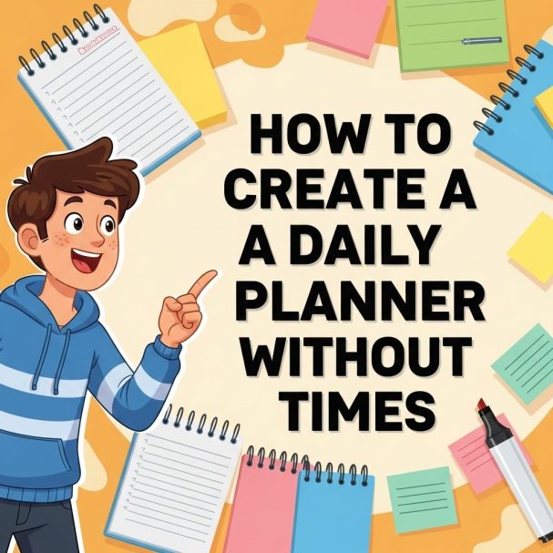 Crafting Your Ideal No-Time Daily Planner