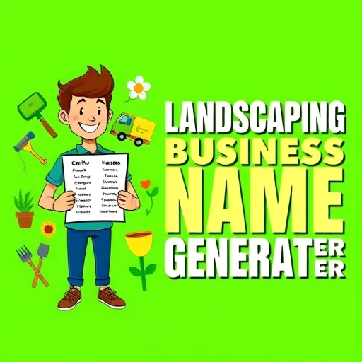 Landscaping Business Name Generator