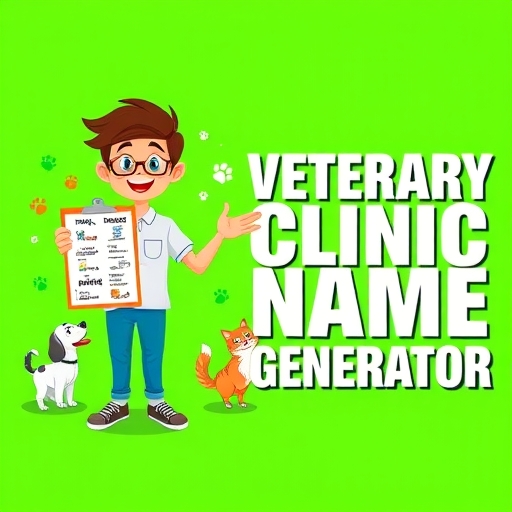 Veterinary Clinic Name Generator